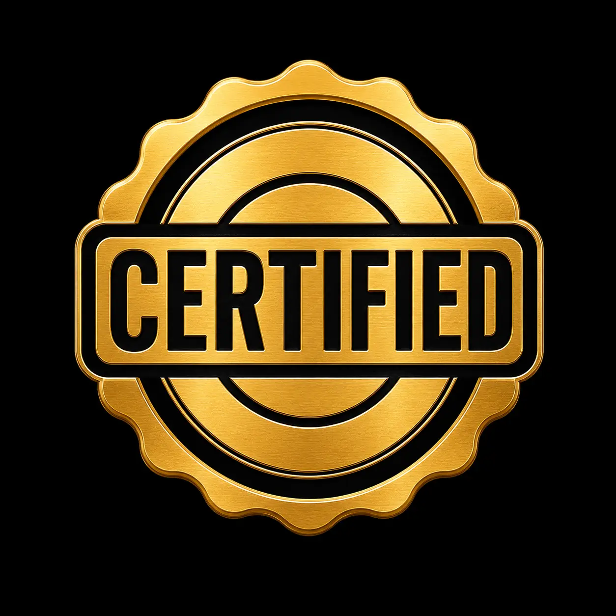 Certified Verified Business Gold Seal