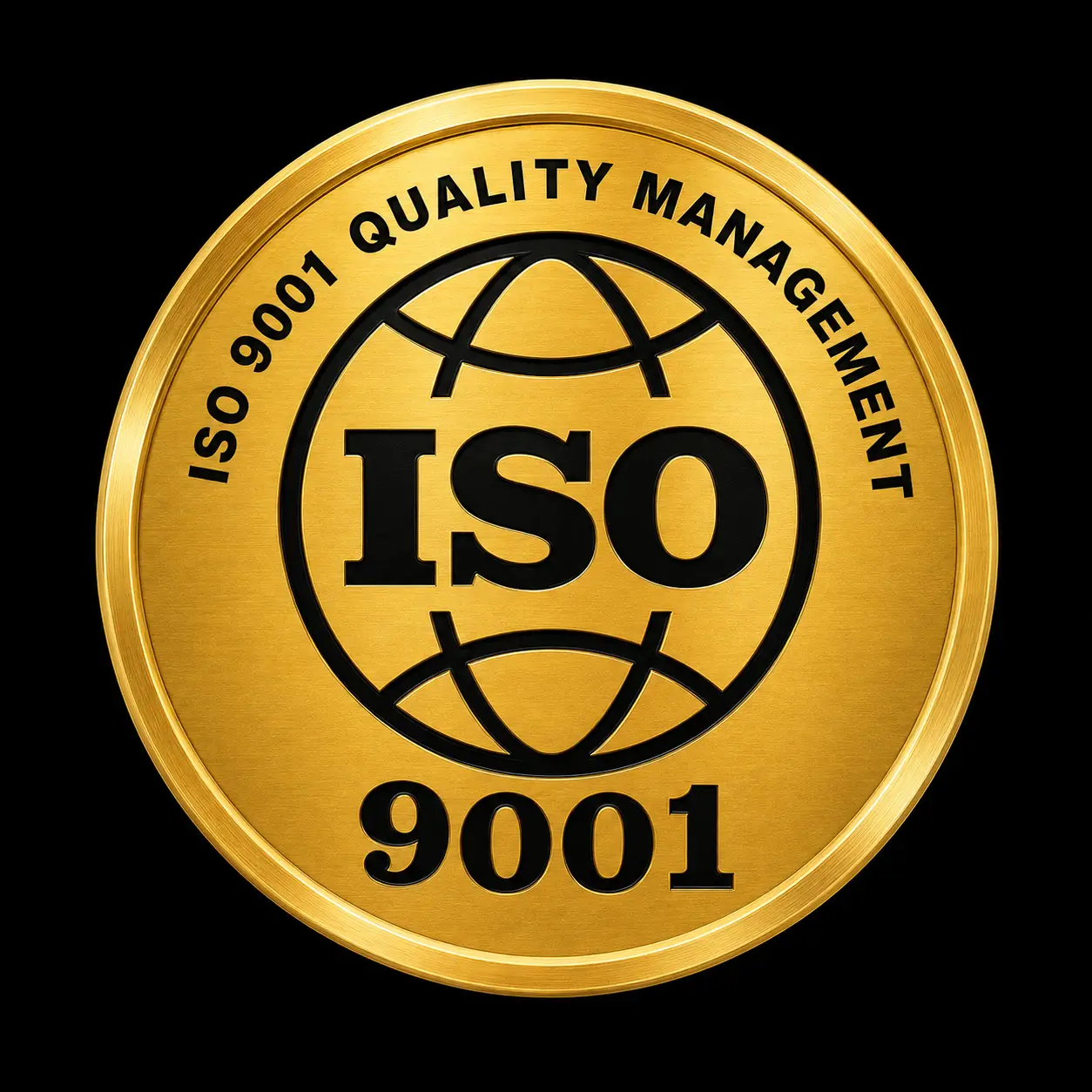 ISO 9001 Quality Management Gold Seal